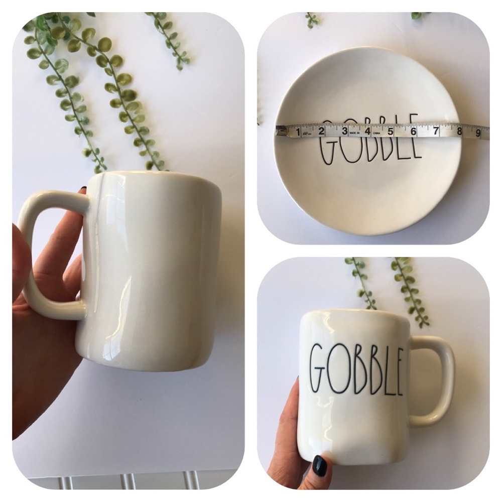 Rae Dunn mug plate set dish coffee cup NEW - Picture 3 of 8